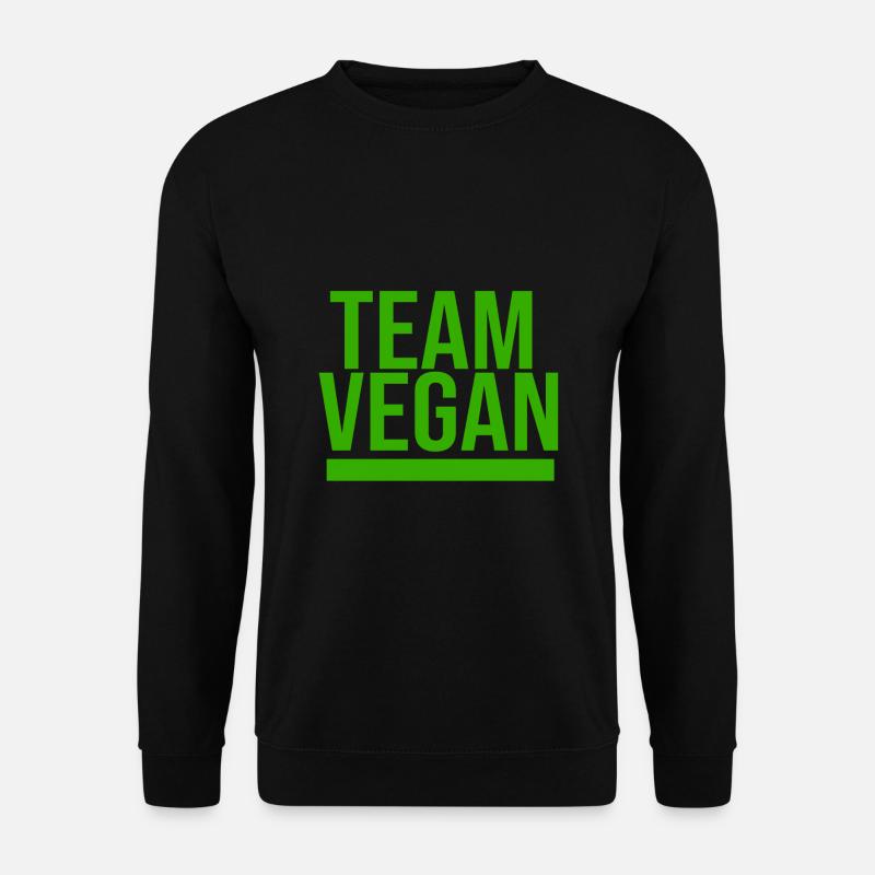 TEAM VEGAN - Unisex Sweatshirt - black