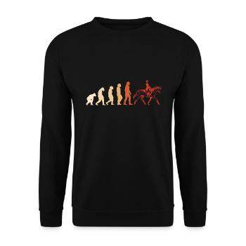 Pure Evolution Reining - Unisex Sweatshirt - black - Front - Alina (178cm) & Michal (187cm)