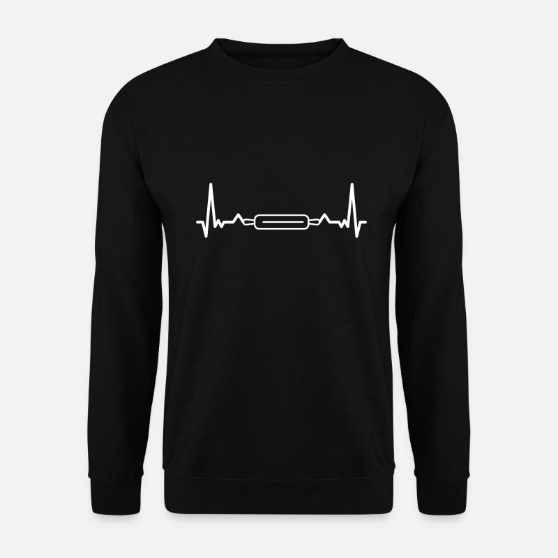 Baker Heartbeat Baking - Unisex Sweatshirt - black