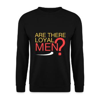 Y a-t-il des hommes fidèles ? - Sweat-shirt Unisexe - noir - Devant - Alina (178cm) & Michal (187cm)