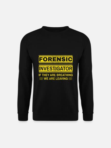 Kriminaltechniker Tatortermittler Kriminologe - Unisex Pullover - Schwarz
