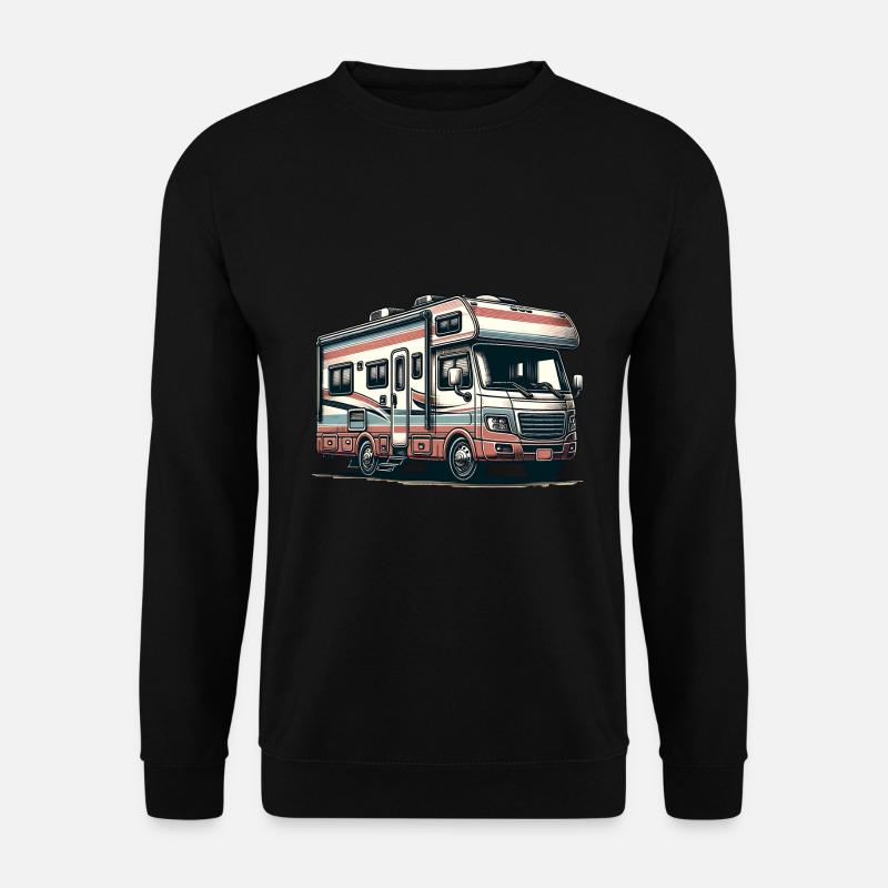 Motorhome Camping - Unisex Sweatshirt - black