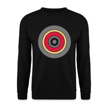Cercles - Sweat-shirt Unisexe - noir - Devant - Alina (178cm) & Michal (187cm)