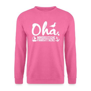 oha nordallen crise de panique nord mer baltique - Sweat-shirt Unisexe - rose - Devant