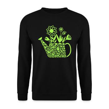 Jardinier Jardinier Fille Dames Jardinier - Sweat-shirt Unisexe - noir - Devant - Alina (178cm) & Michal (187cm)