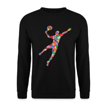 Padel Tennis Joueurs de padel Padel Tennis Garçons - Sweat-shirt Unisexe - noir - Devant - Alina (178cm) & Michal (187cm)