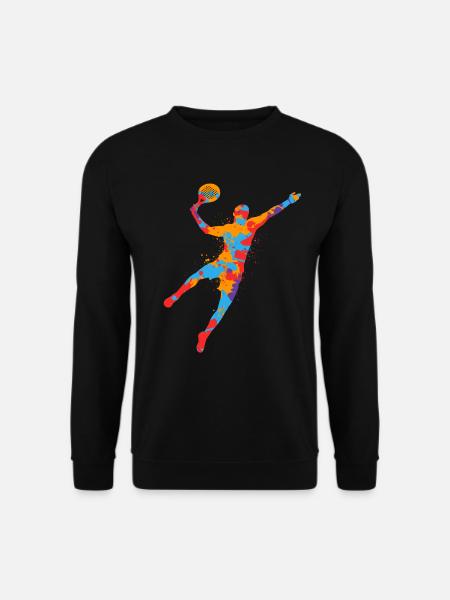 Padel Tennis Colorful Padel Players Padel Tennis Padel - Unisex Sweatshirt - black