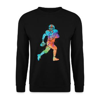 Football américain Sports Enfants Football Garçons - Sweat-shirt Unisexe - noir - Devant - Alina (178cm) & Michal (187cm)
