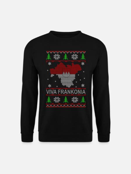 Franken Weihnacht - Unisex Pullover - Schwarz