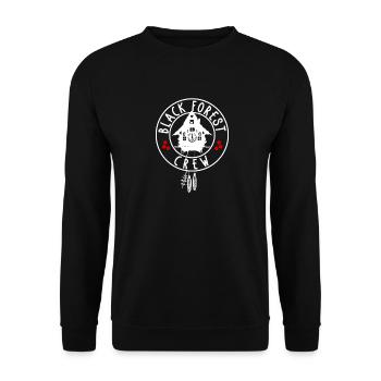 Black Forest Crew - Sweat-shirt Unisexe - noir - Devant - Alina (178cm) & Michal (187cm)