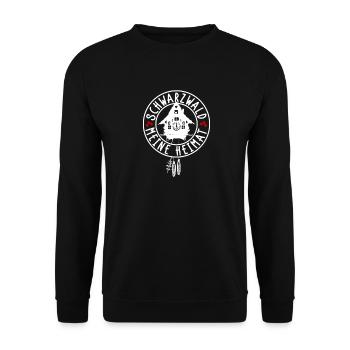 Meine Heimat Schwarzwald - Unisex Pullover - Schwarz - Vorne - Alina (178cm) & Michal (187cm)