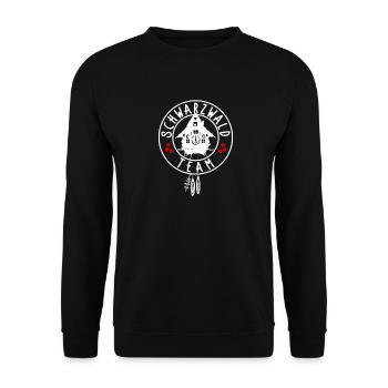Schwarzwald Team - Unisex Pullover - Schwarz - Vorne - Alina (178cm) & Michal (187cm)