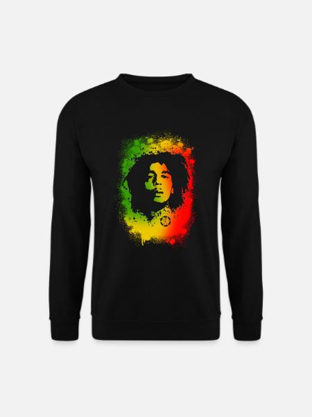 Ondoyance - Schablone rasta - Unisex Pullover - Schwarz