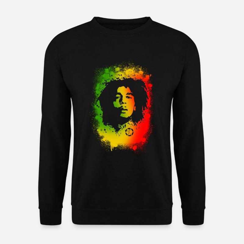 Ondoyance - Rasta stencil - Unisex Sweatshirt - black