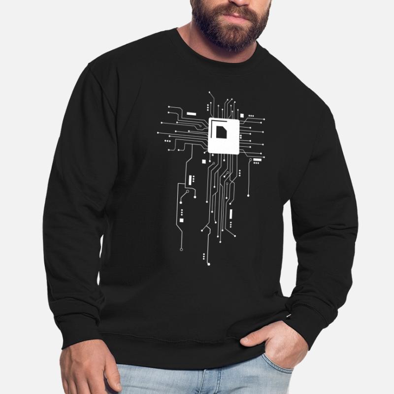 CPU Technology Nerd Computer Chip Computer Scientist Unisex Sweatshirt