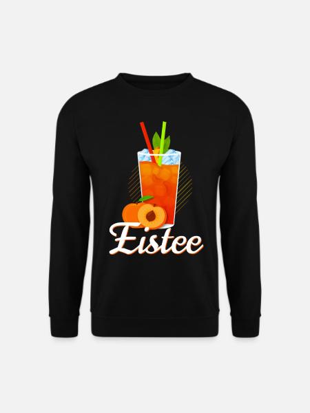 Eistee Pfirsich Design Tee - Unisex Pullover - Schwarz