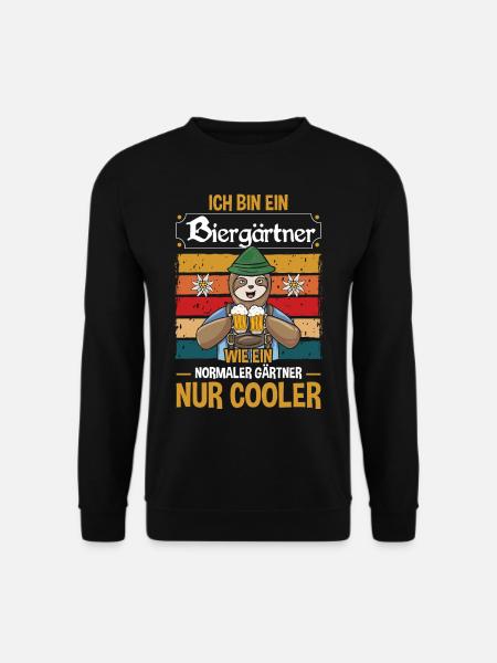 I'm a beer gardener - Unisex Sweatshirt - black