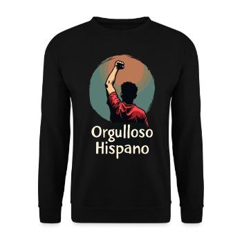 Proud Hispanic Heritage - Unity and Empowerment - Unisex Sweatshirt - black - Front - Alina (178cm) & Michal (187cm)