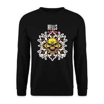 Hells Kitchen - Unisex Pullover - Schwarz - Vorne - Alina (178cm) & Michal (187cm)