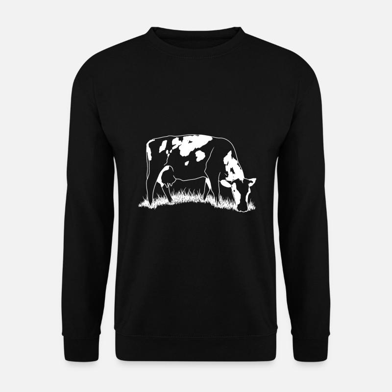 Kuh - Unisex Pullover - Schwarz