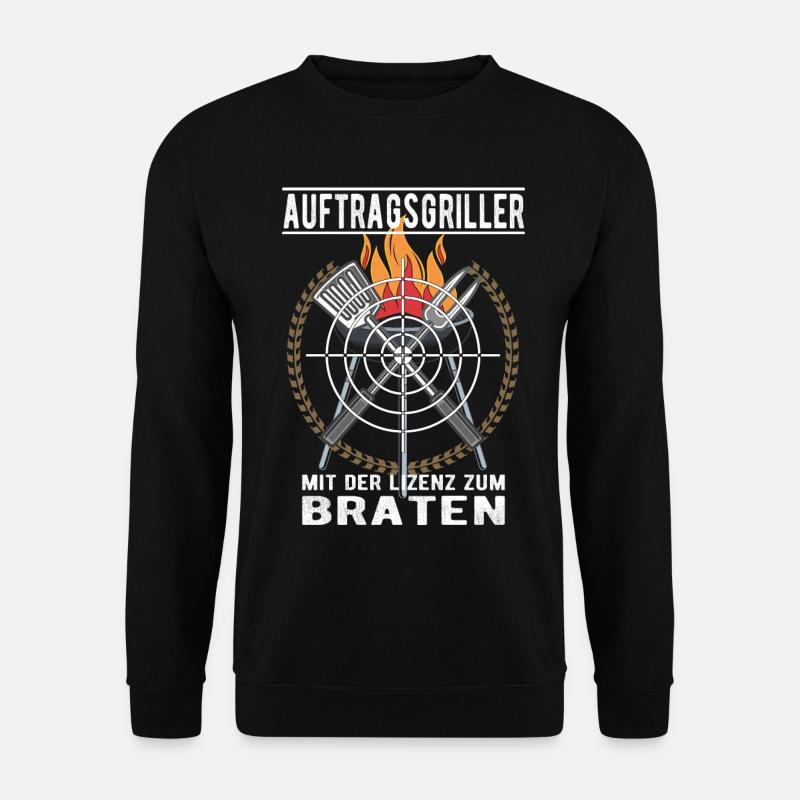 Auftragsgriller - Unisex Pullover - Schwarz