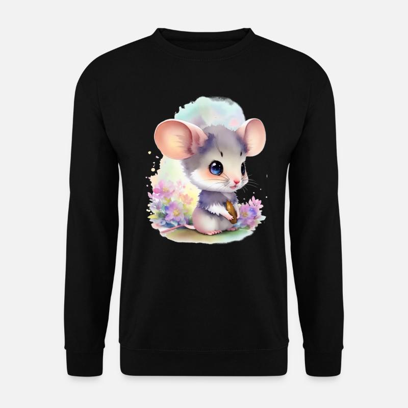 Süße Maus - Unisex Pullover - Schwarz