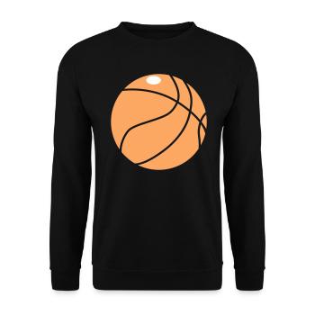 Basketball 5 0 25 - Unisex Sweatshirt - black - Front - Alina (178cm) & Michal (187cm)