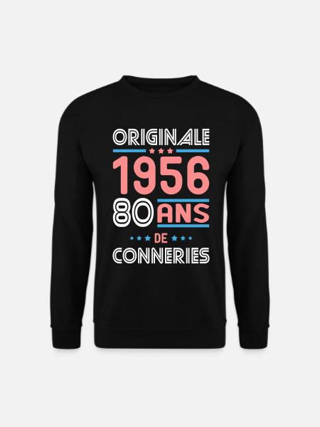 Original – 1956 – 70 years of - Unisex Sweatshirt - black