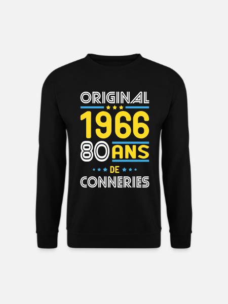 Original – 1966 – 60 Jahre - Unisex Pullover - Schwarz