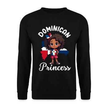 Drapeau de la République dominicaine Dom Rep Pride - Sweat-shirt Unisexe - noir - Devant - Alina (178cm) & Michal (187cm)