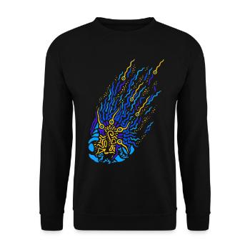 Bindu - Unisex Pullover - Schwarz - Vorne - Alina (178cm) & Michal (187cm)