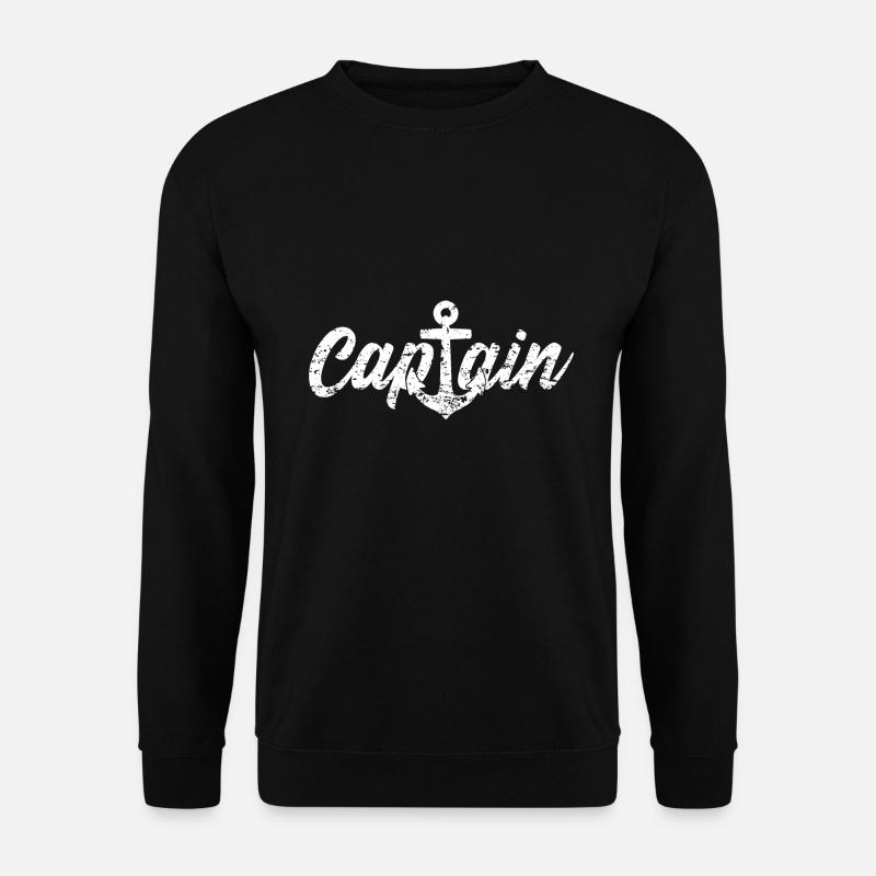 CAPTAIN KAPITÄN - Unisex Pullover - Schwarz