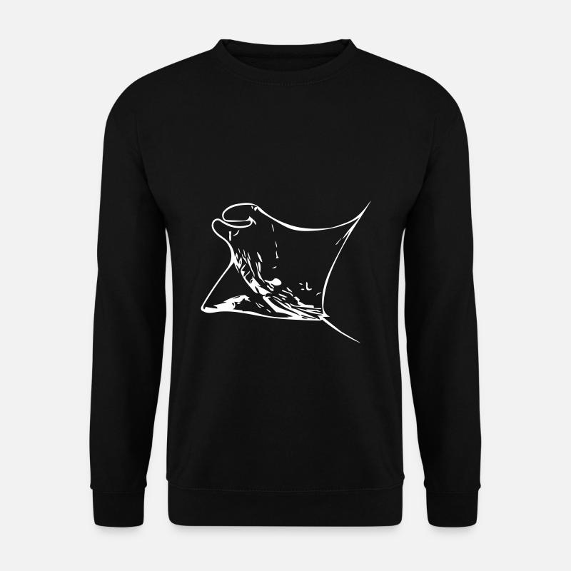 Manta Ray - Sweat-shirt Unisexe - noir