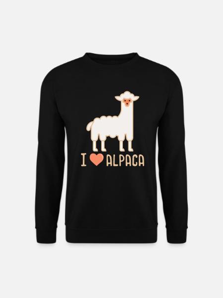 Alpaca Love Gift - Unisex Sweatshirt - black