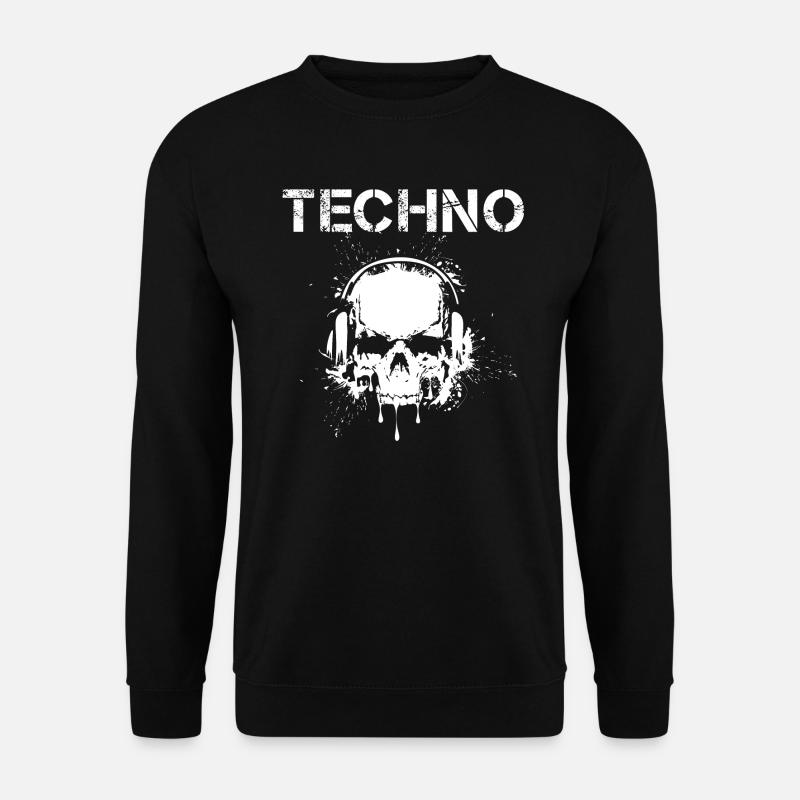 Techno hardstyle - Sweat-shirt Unisexe - noir