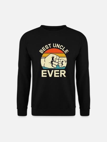 Bester Onkel aller Zeiten Geschenk, Bester Onkel, Geschenk für Onkel, - Unisex Pullover - Schwarz