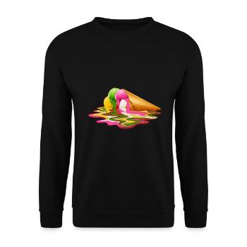 Eis - Unisex Pullover - Schwarz - Vorne - Alina (178cm) & Michal (187cm)