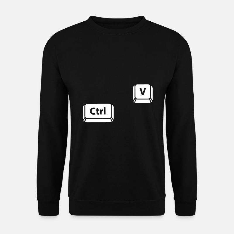 Ctrl V - Unisex Sweatshirt - black