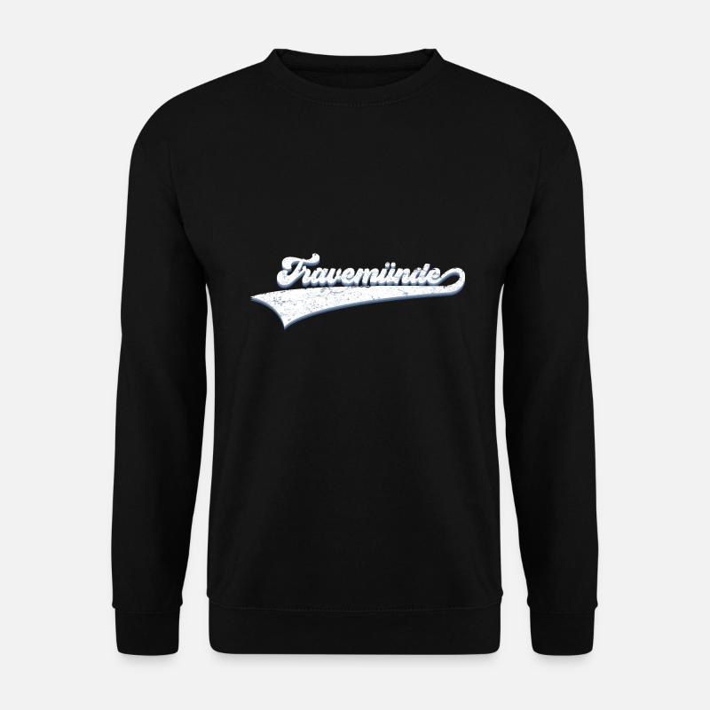 TRAVEMÜNDE URLAUB OSTSEE - Unisex Pullover - Schwarz