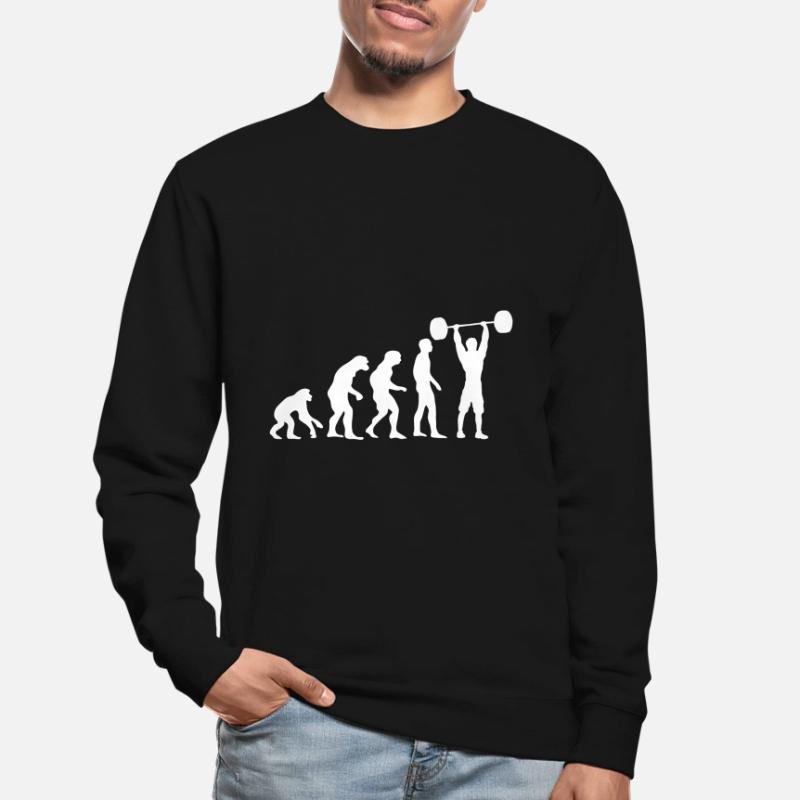 Evolution humanity people pump generation Unisex Sweatshirt