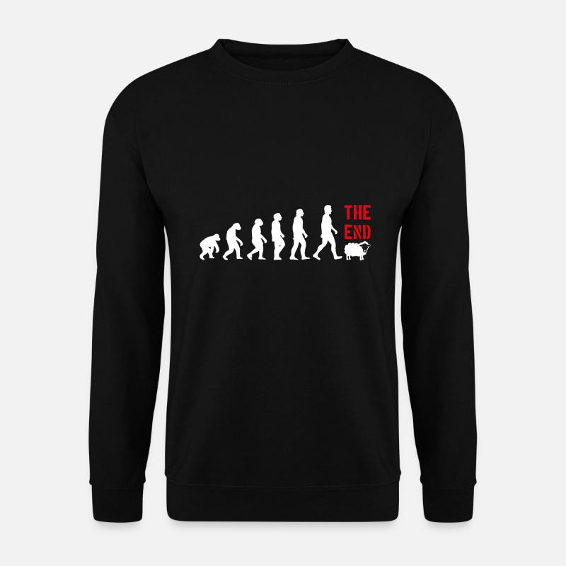 EVOLUTION FUNNY FUNNY - Unisex Sweatshirt - black