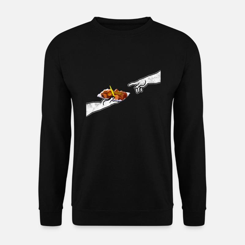 Die Göttliche Currywurst - Unisex Pullover - Schwarz