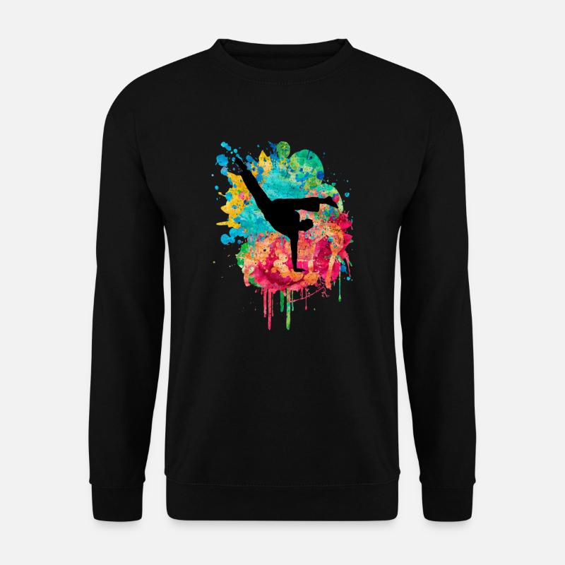 Capoeira Kämpfer - Unisex Pullover - Schwarz
