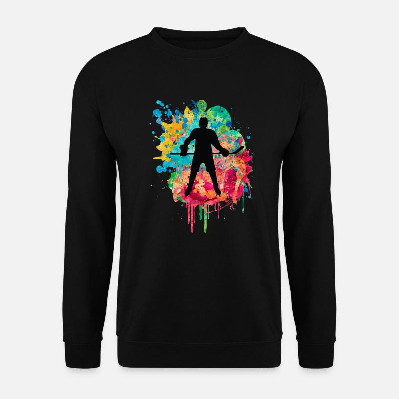 Eishockey Spieler - Unisex Pullover - Schwarz