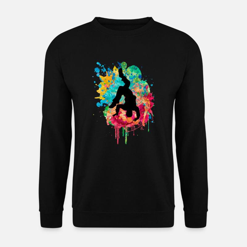 Breakdancer - PopArt Style - Unisex Sweatshirt - black