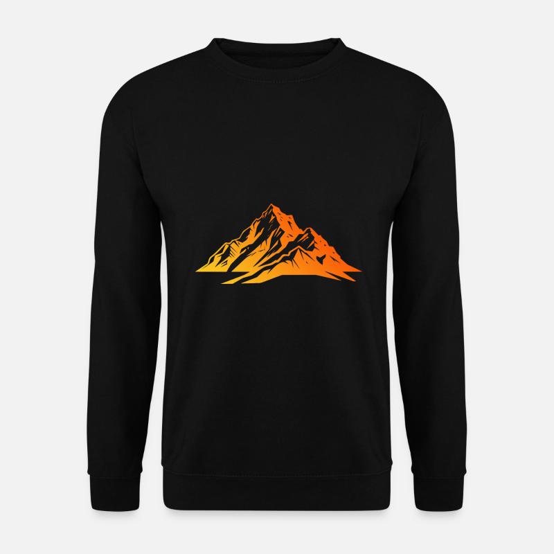 Berge Gebirge Mountains - Unisex Sweatshirt - black