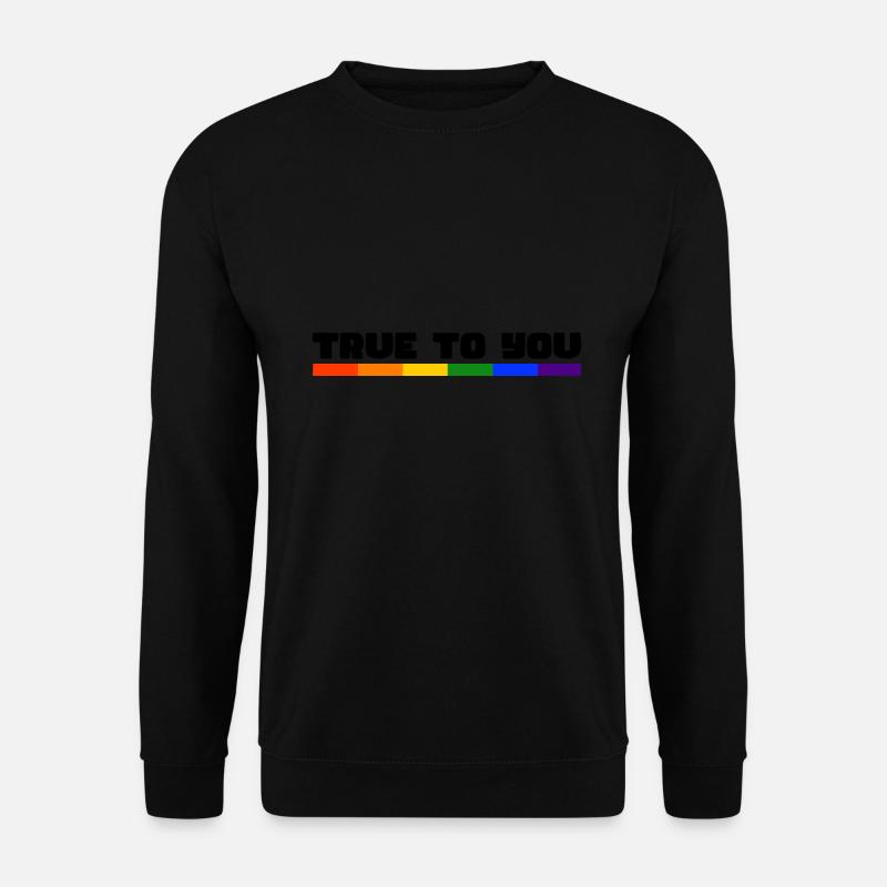 Rainbow Connection Embrace, Happy Pride - Unisex Sweatshirt - black