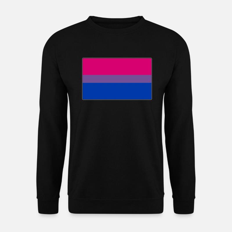 Bisexual Pride Flag - Unisex Sweatshirt - black
