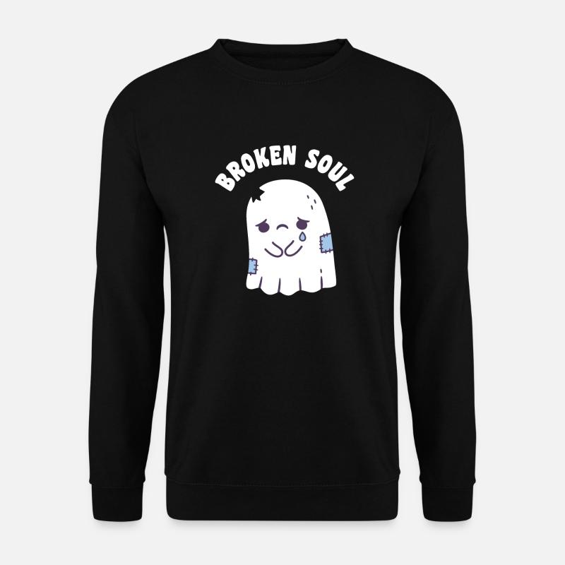 Sad Ghost Broken Soul - Unisex Sweatshirt - black