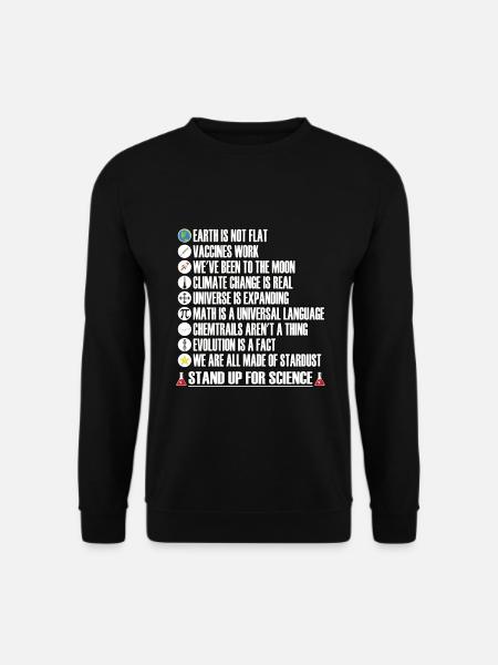 Stand up for Science - Unisex Pullover - Schwarz